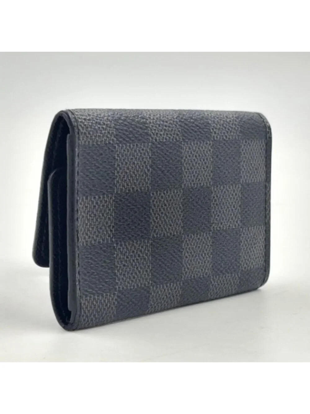 Louis Vuitton Multicles 6 Damier Graphite Leather Black Key Case Silver Key